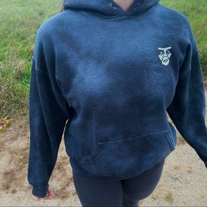 Blue Obey Tie Dye Hoodie